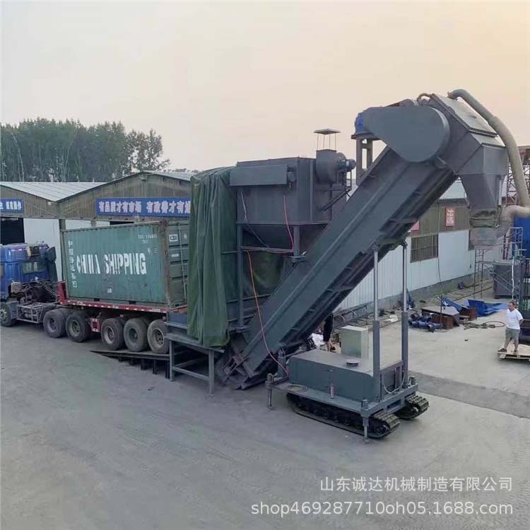 粉煤灰渣粉中转装罐车卸灰机 集装箱自动卸灰机 水泥灰厢车卸灰机