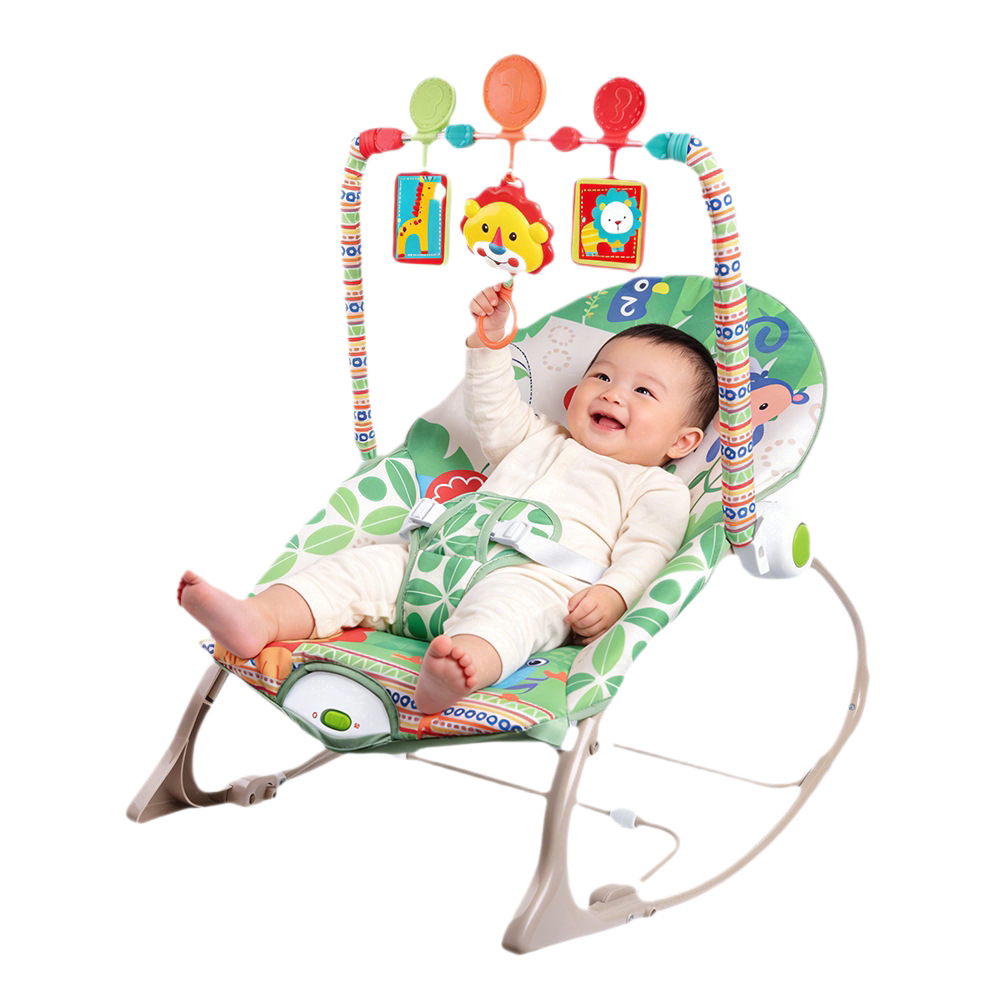 Fábrica de vibración calmante bebé mecedora de música para niños tumblr con vibración música calmante juguetes