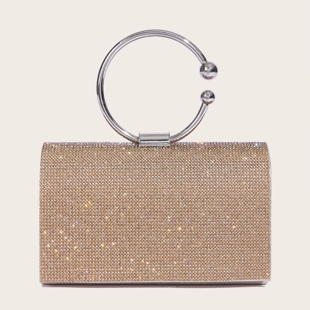 Nuova borsa da sera lucida da donna, elegante, in PU, per matrimoni e feste_voghion.com