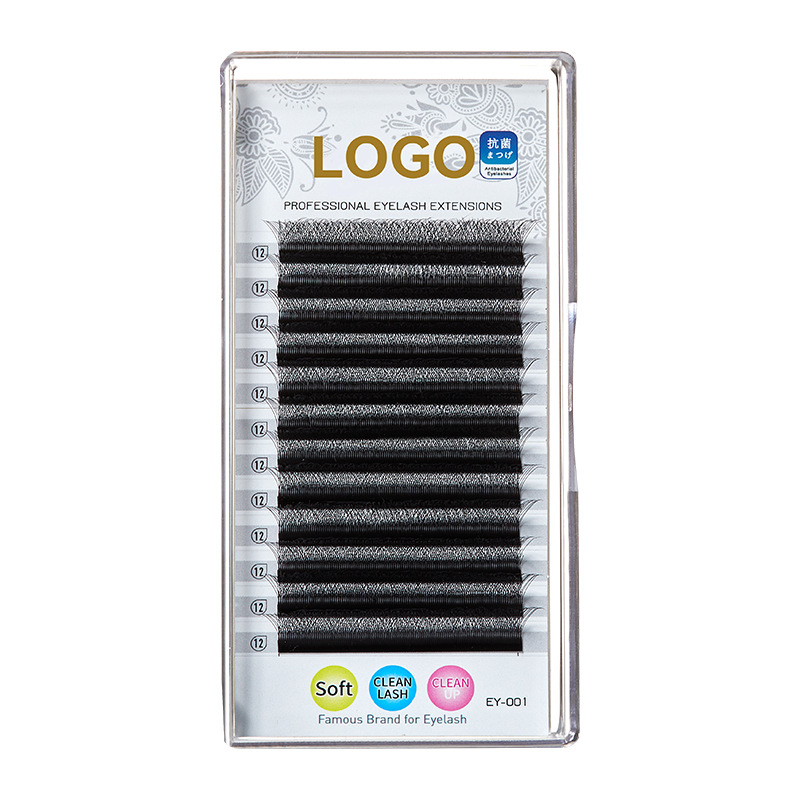 Fábrica de pestañas de color especial para pestañas 0.07 super suave no dispersar raíces 3D cómic sándwich injerto de pestañas de trébol