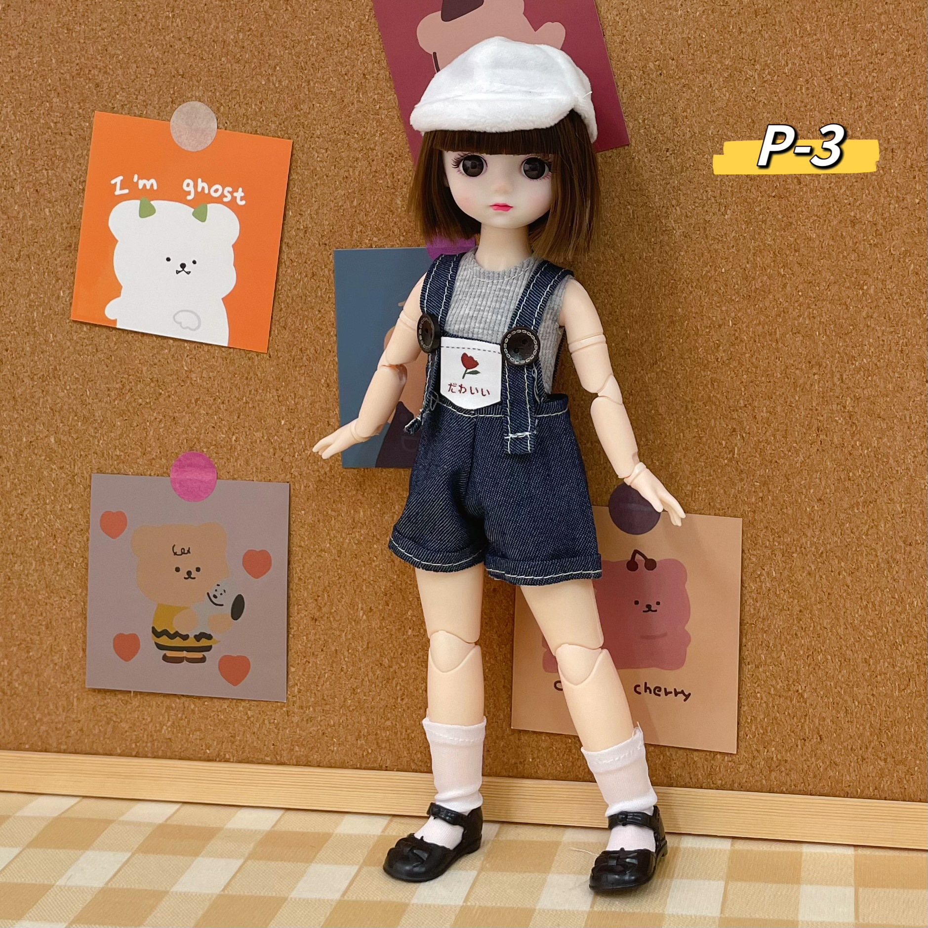 Boneca bjd princesa 30cm com 6 articulações presente aniversário_voghion.com