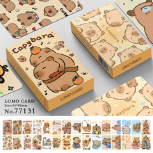 �ɰ���ͨ30��˫��ؿ�capybara�ܱ���Ƭ����Ƥ����ˮ��LOMO����װ