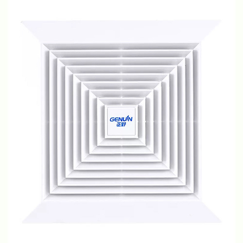 High-efficiency Low-noise Exhaust Fan with Ceiling Duct for Strong Airflow, Wall-mounted Ceiling Fan, Flush Ceiling Exhaust Fan