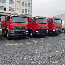 重汽卡车出口车型420马力TX系列豪沃后八轮6X4工程自卸车翻斗车