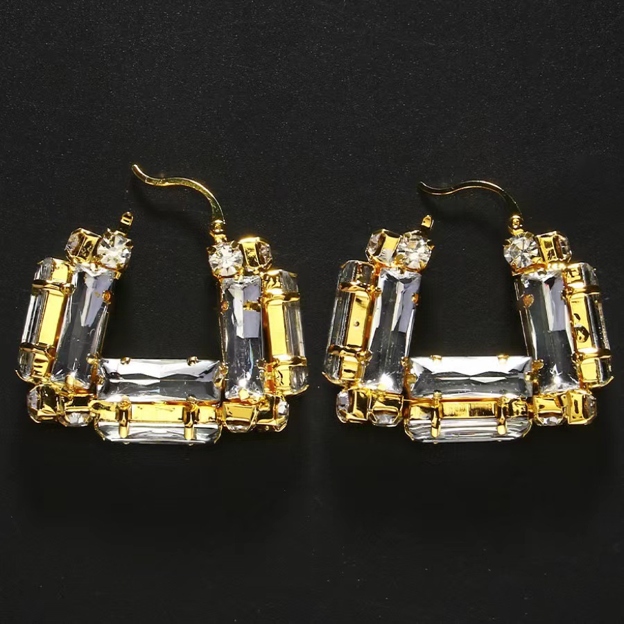 Elegant Retro Hoop Earrings With Niche European Design_voghion.com