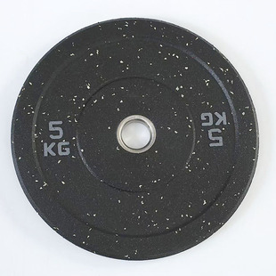 Gym Women's Fitness Equipment Barbell Plates Men's Weightlifting Plates Full Rubber Particle Weightlifting Training