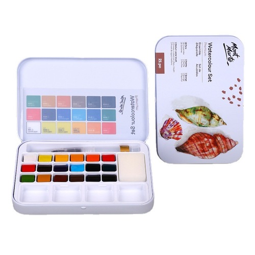 Montmartre watercolor paint set children's 36-color solid watercolor powder pigment cross-border solid watercolor pigment