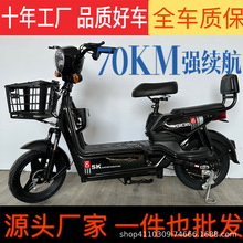 金鹰国标电动车两轮成人48V电动自行车双人小电摩电瓶车出口批发