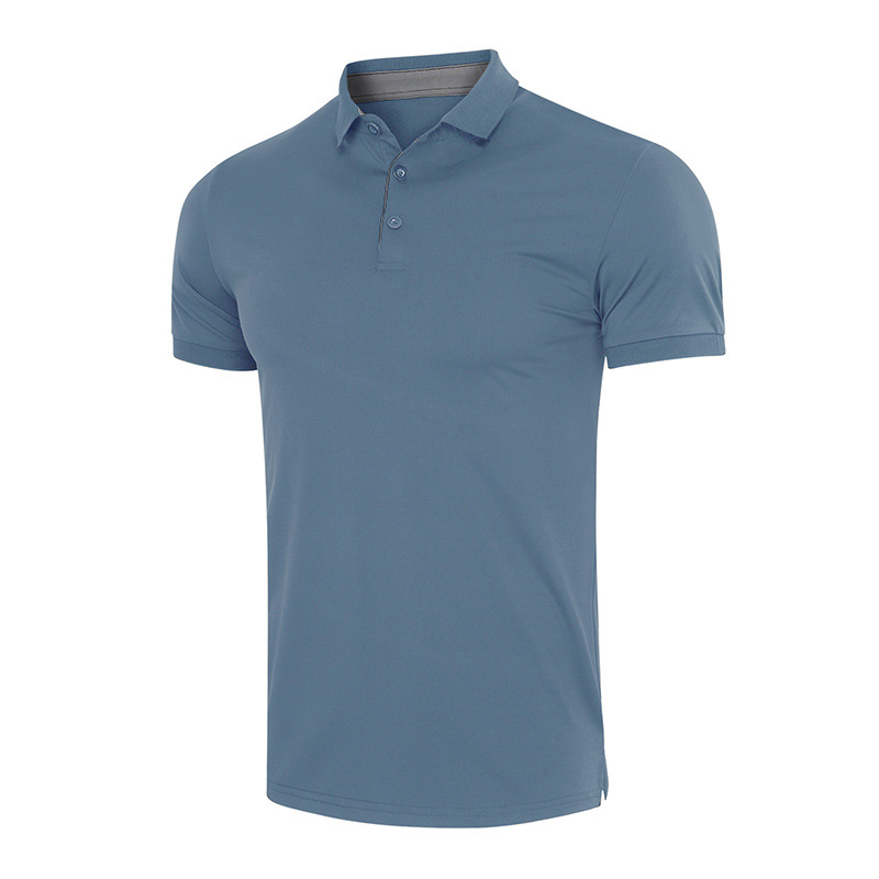 Men's Polo Shirt Short Sleeved Breathable Quick Drying T-shirt_voghion.com