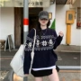 秋冬圣诞雪人宽松毛衣