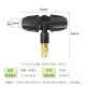 Irrigation 8/11 Integrated Copper Fog Tee Garden Sprinkler Dust Reduction Sprinkler for Farmland Cooling Site