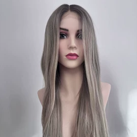 真发假发;长直发假发;假发长卷发