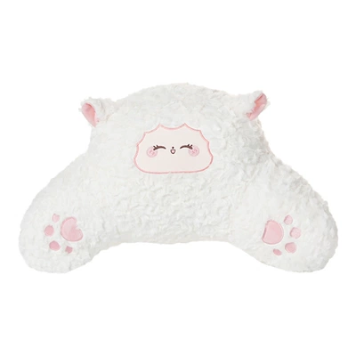 seasons GM comfortable headrest, Headrest - rabbit-fur-rubbed-lamb-waist-white