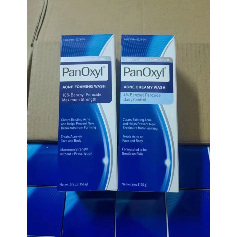PANOXYL 4% 10% BPO Benzoyl Peroxide Acne Removal Mild Cleanser 170g Facial Body Cleanser