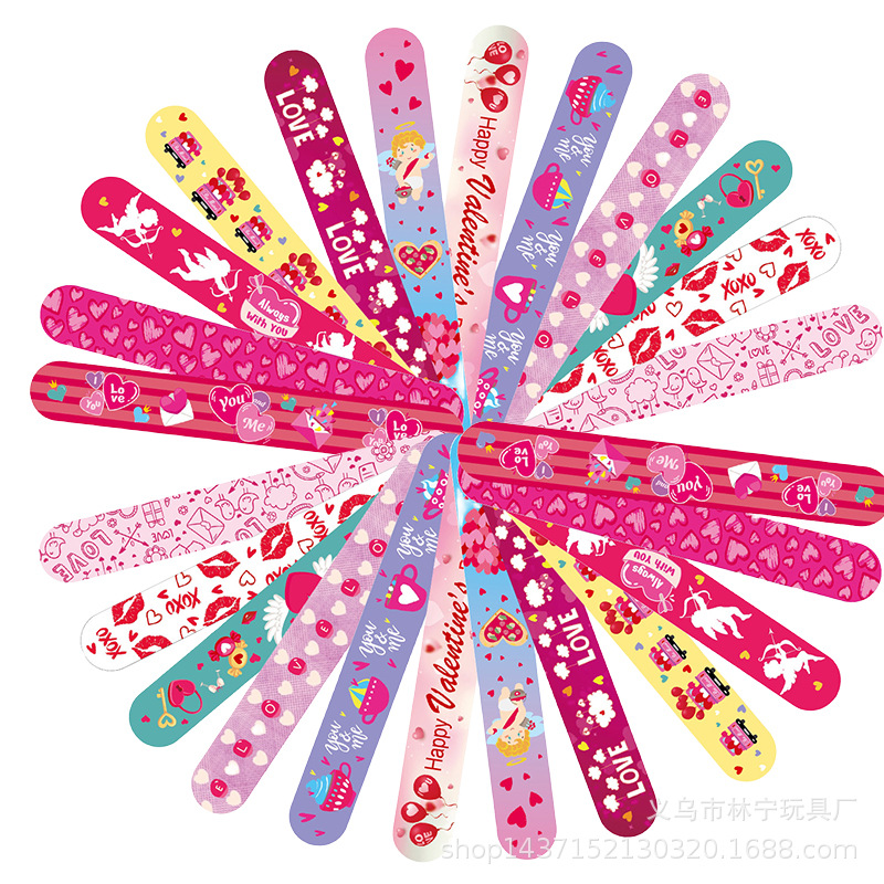 Día de San Valentín fiesta raqueta anillo pulsera Día de San Valentín raqueta anillo estudiante regalo muñeca Correa regalo Silicona