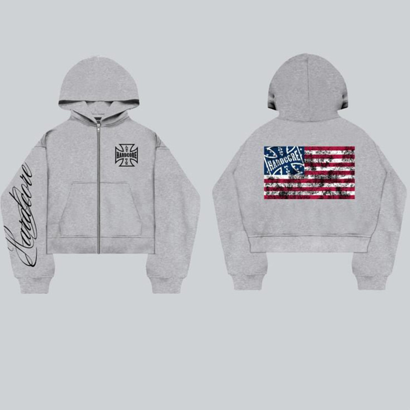 Sudadera con capucha y cremallera hombre estilo retro oversize_voghion.com