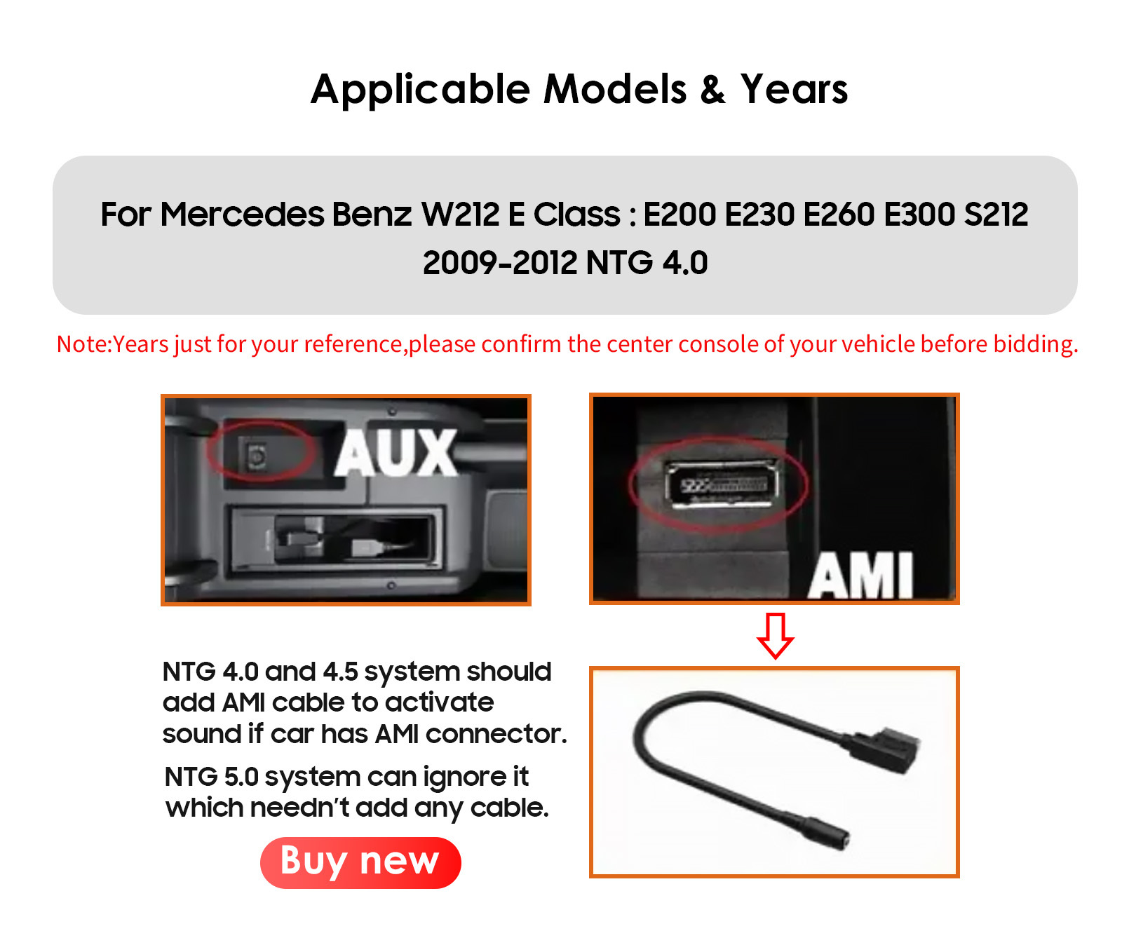 Suitable for 09-12 Mercedes-Benz E-Class W212 E200 E230 E260 E300 S212 car navigation GPS
