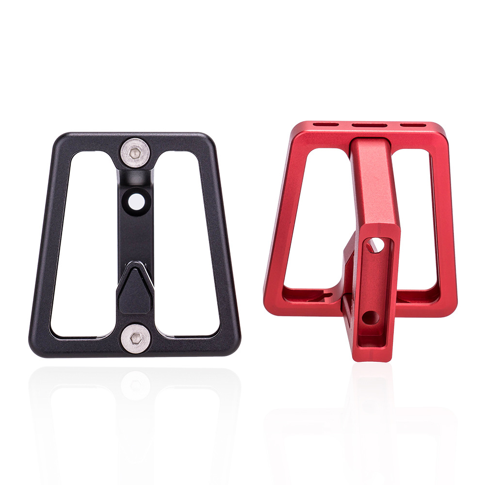 ZTTO Bicicleta plegable estante delantero soporte de montaje nariz de cerdo tela pequeña bolsa delantera soporte Front Carrier