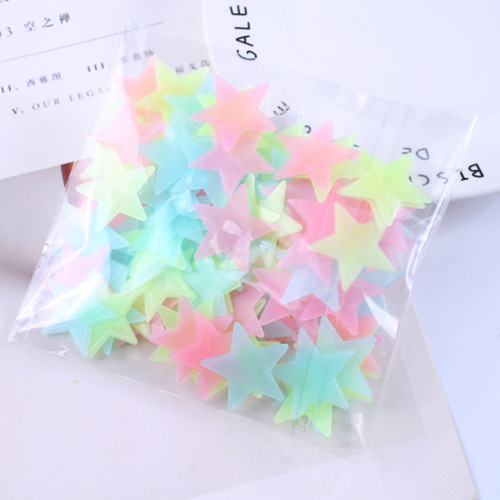 Luminous stickers star wall stickers bedroom children and girls room decorations 3d three-dimensional wall stickers fluorescent stickers wall decoration