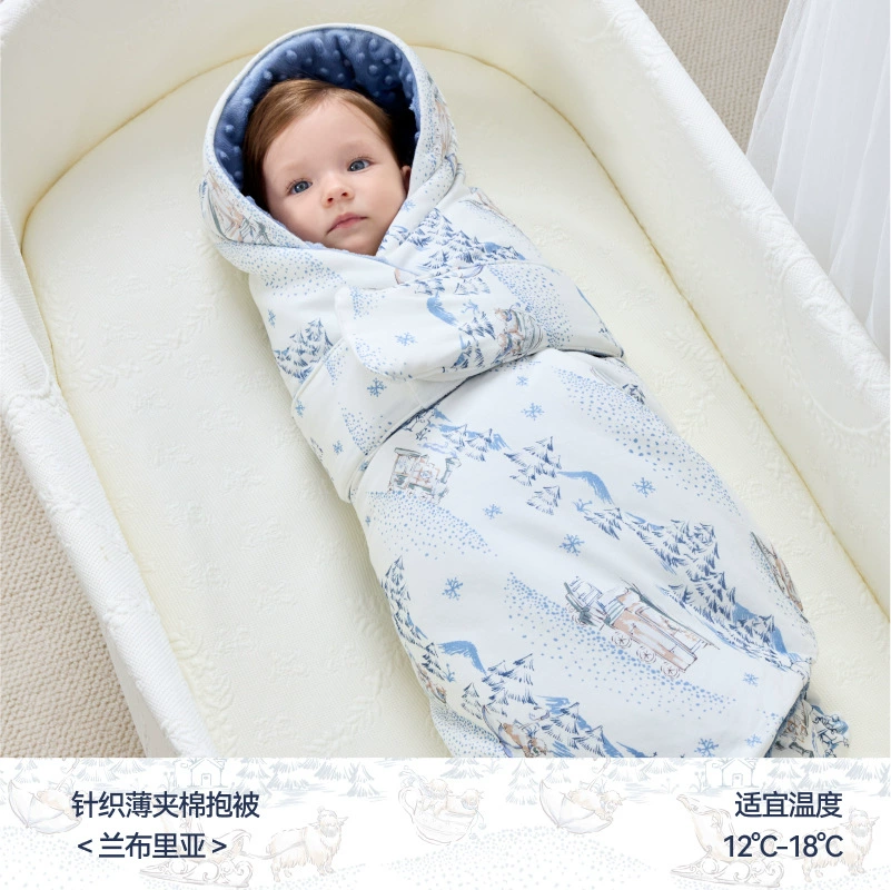Детское одеяло Four Seasons, стеганый спальный мешок для новорожденных