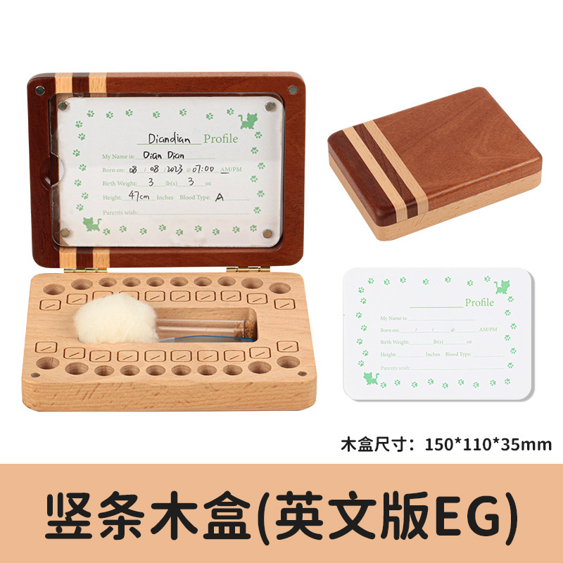 수직 샤플 치아 상자-영어