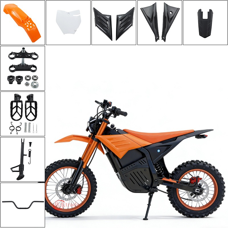 Elektrik motosiklet üçün universal çərçivə ayaq dayağı və qoruyucu