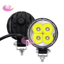 YLK 汽车led圆形12w越野车顶灯电动车外壳摩托车led工作照明灯