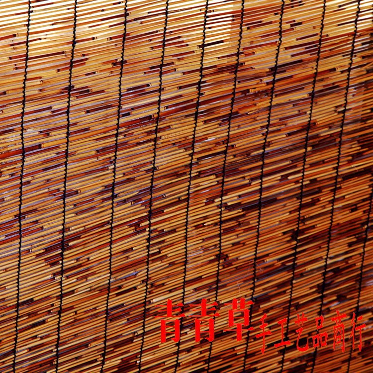 Japanese-style door curtain straw curtain reed mat decoration curtain factory wholesale carbonized Reed curtain sunshade curtain partition curtain