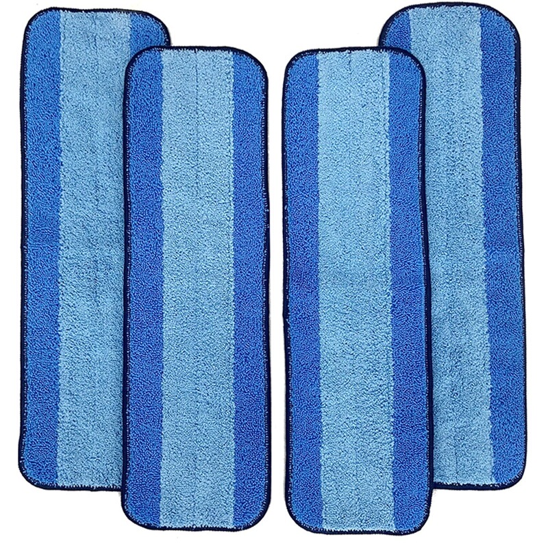 Suitable for Bona Bona Mop Microfiber Flat Mop Head Replacement Cloth Head Wet and Dry Hook and Loop Replacement Head