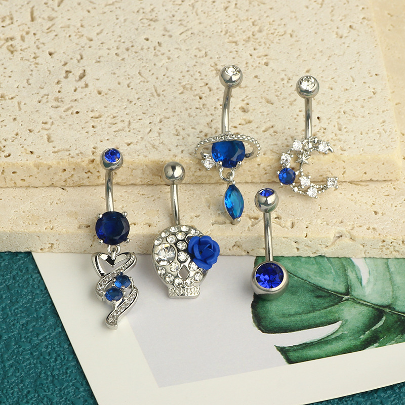 Labret piercing jewelry detail image