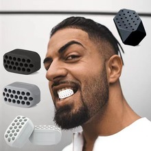 跨境咬肌球脸部咬肌硅胶下颚训练器硅胶咀嚼锻炼器现货爆款