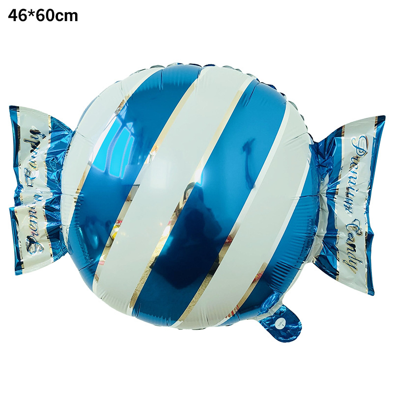 18 pulgadas dulces molino de viento globo de película de aluminio fiestas de cumpleaños de niños molino de viento diseño de globo al por mayor