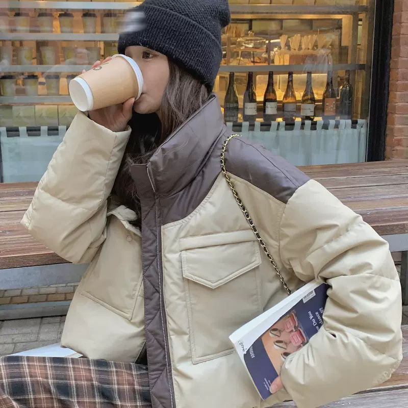 2025年新款棉服女冬短款宽松皮衣小个子外套潮流韩版棉袄时尚棉袄