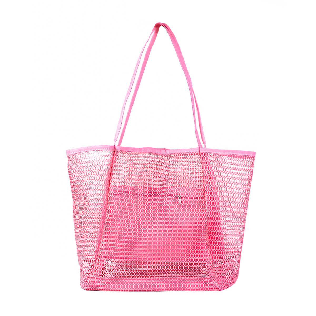 Strandnet, draagtas met één schouder, opbergtas voor was- en zwemkleding voor dames_voghion.com