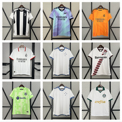 2425新型泰版皇馬曼城ブラジルリスボンACメインアウェイ連名版サッカースポーツウェアの印刷番号
