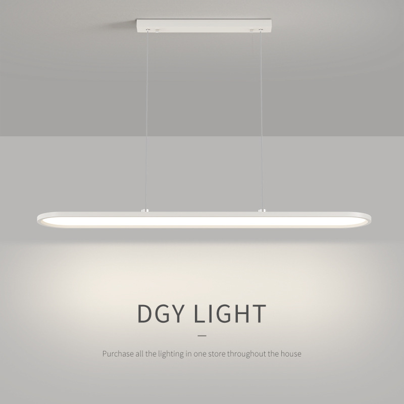 Lámpara de restaurante Daguanyuan, estilo nórdico, moderno, minimalista, ultrafino, nuevo accesorio de iluminación con protección para los ojos, lámpara para mesa de comedor, estudio, bar, 115L