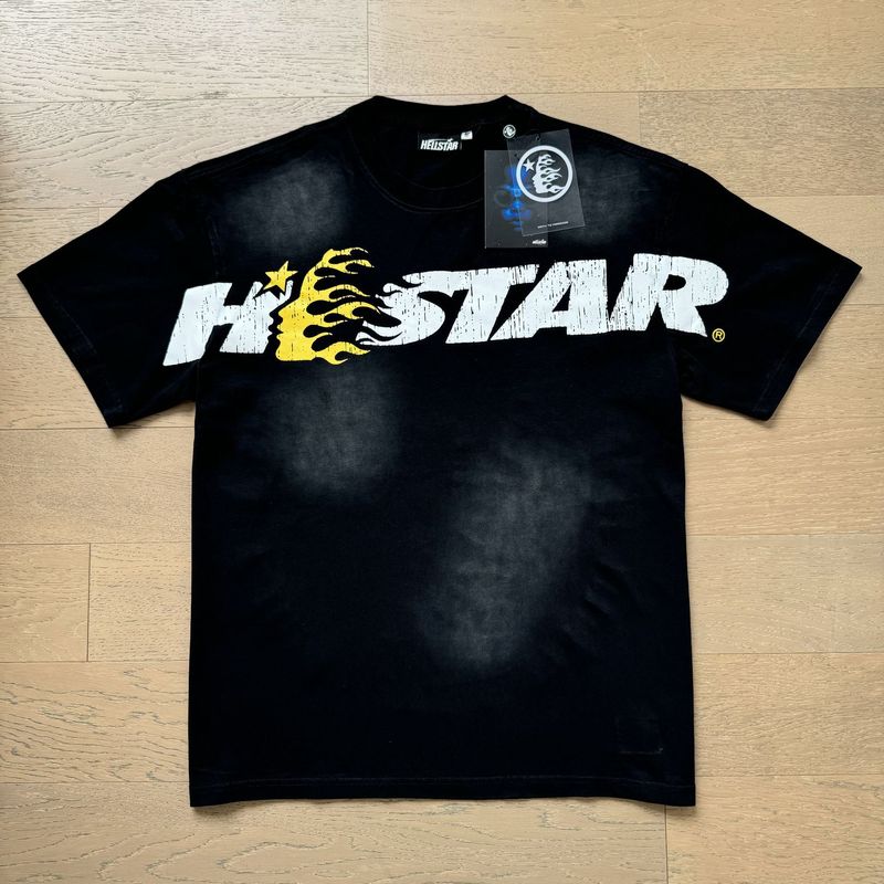 美潮地獄の星insと同じレトロなプリント上着男女のカジュアルなファッション綿の水洗い半袖tシャツ|undefined