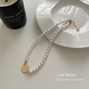 South Korean goods from pearl, fashionable design necklace, simple and elegant design, trend of season, wholesale