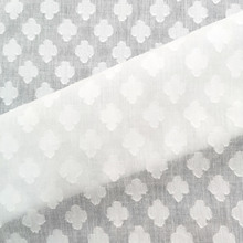 全棉立体浮雕大提花剪花面料春夏连衣裙衬衫装饰布H25156