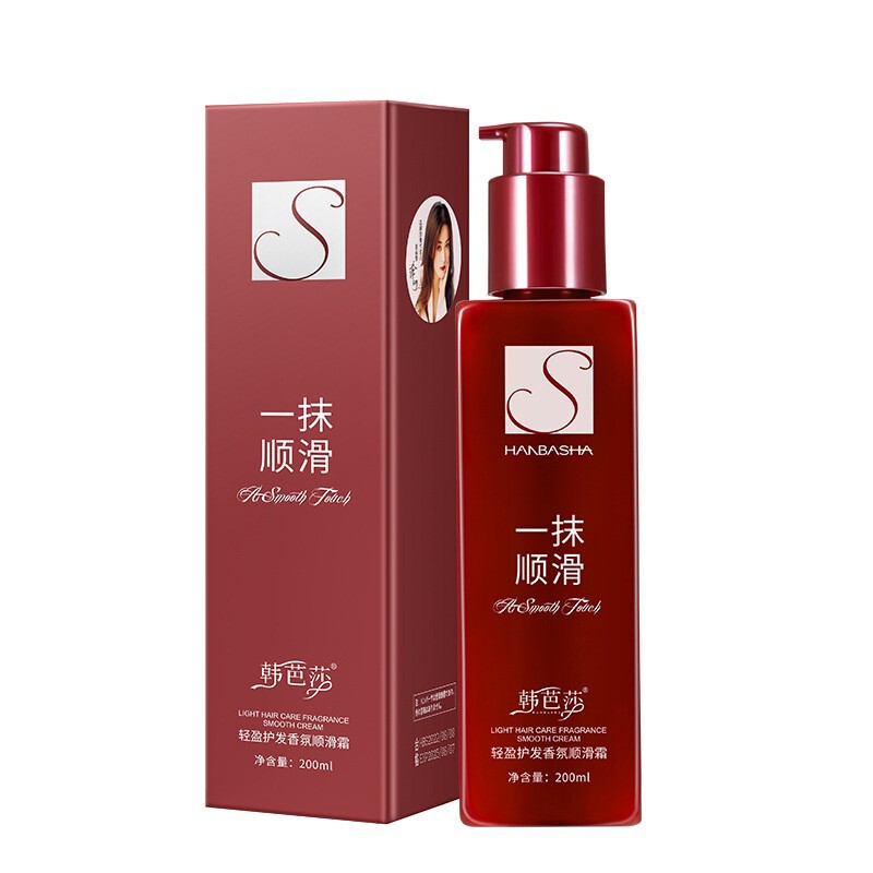 韩芭莎轻盈护发香氛一抹顺滑霜免洗护发素滋养柔顺干枯代发批发|undefined