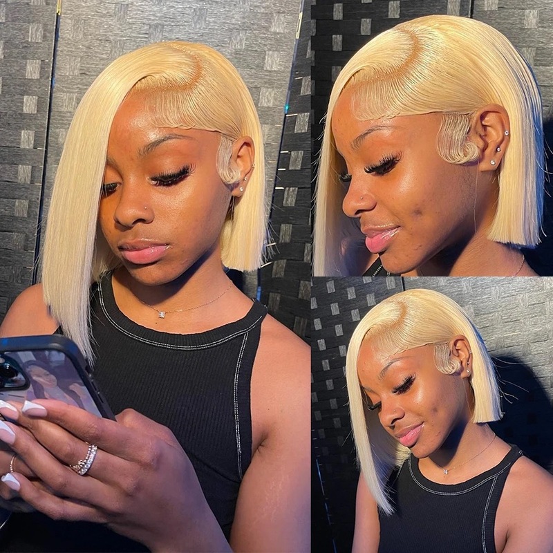 フロントレースショートヘアボブヘッドギアウィッグ13*4ボディウェーブマルチカラーレースショートヘアボブヘッド在庫あり|undefined