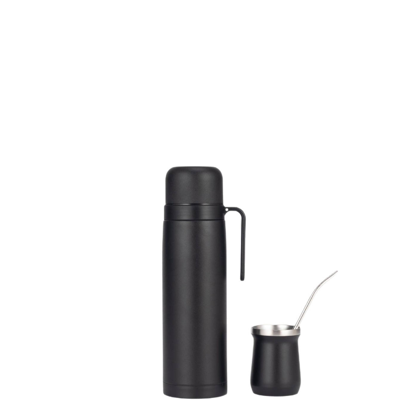 2025 acero inoxidable transfronterizo mate taza de agua portátil a prueba de quemaduras de doble capa