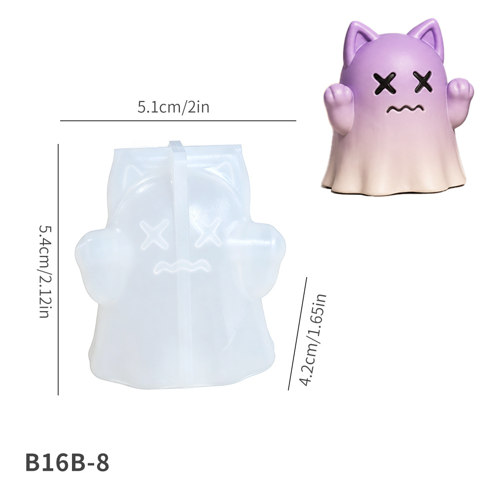 Halloween Series_B16B-8 X-Eye Ghost Mold