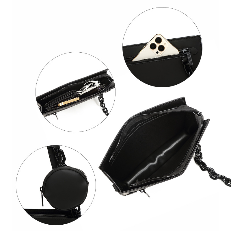Personalisierte Box für Herren Trendy Brand Vielseitige Crossbody-Schulterkette Mini Square Bag für Herren und Damen_voghion.com