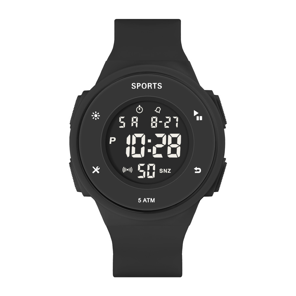 Reloj electrónico de luz nocturna de tendencia simple para estudiantes de secundaria junior alarma multifuncional cronometraje reloj electrónico deportivo