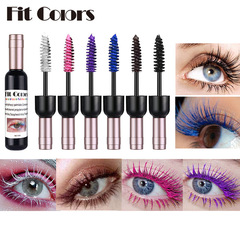 Cross-border Fit Colors Halloween Christmas Stage Cos Long and Dense Red Wine Bottle Colored Eyeliner Makeup