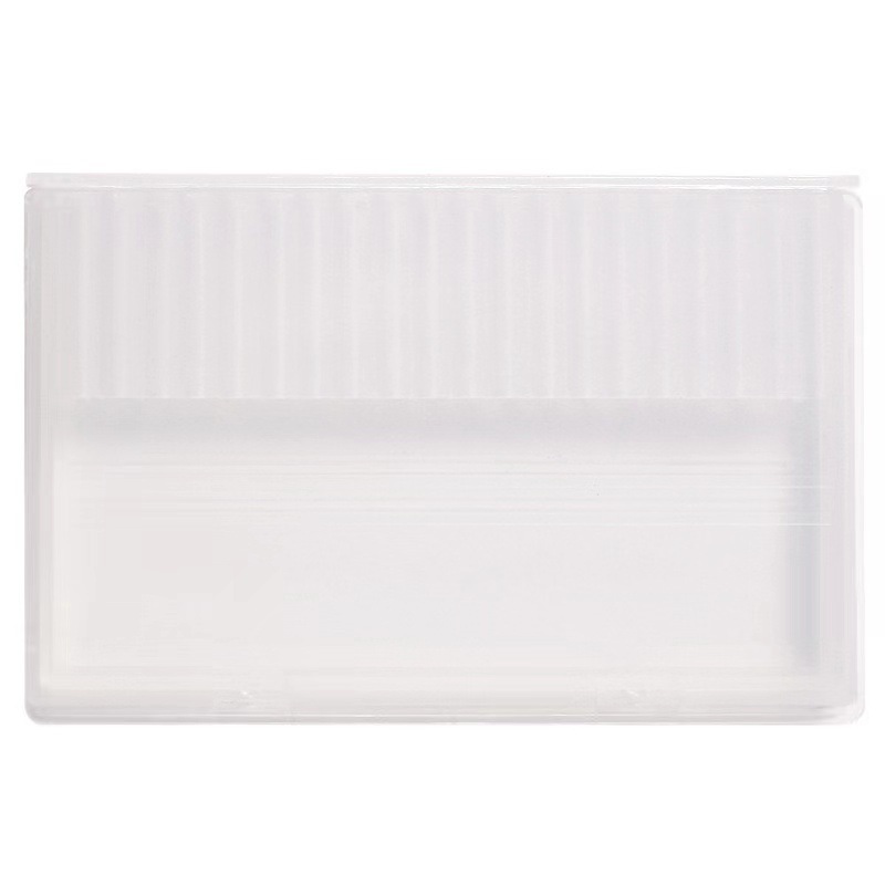 Manicura molienda cabeza caja de almacenamiento manicura molienda cabeza caja de limpieza polvo pantalla caja manicura caja de almacenamiento colección de herramientas