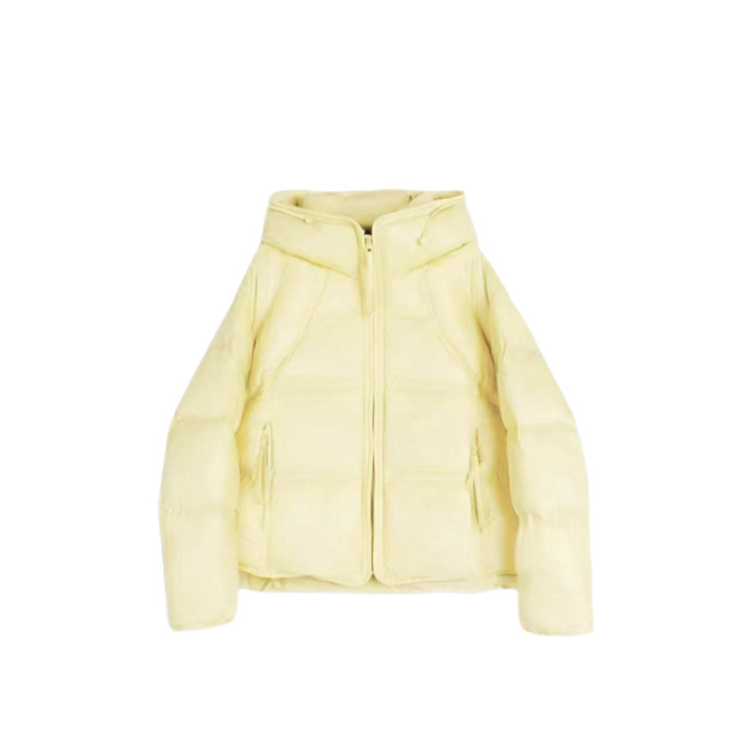 Lightweight, Minimalist, and Stylish Winter Best-Selling down Jacket in Beige, Light Yellow, Light Blue, and Black