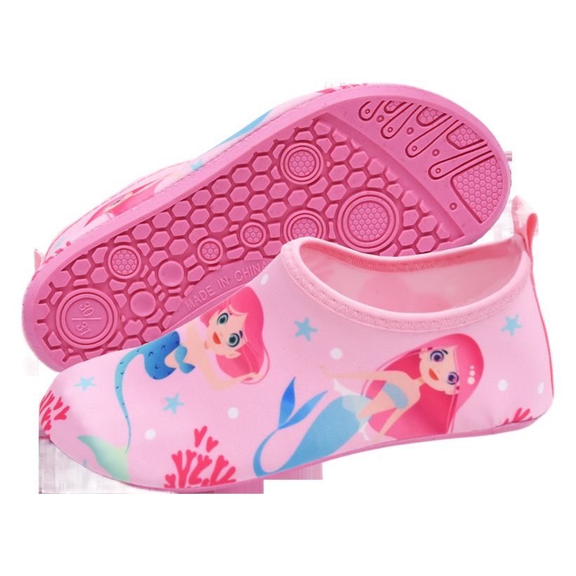 2023 New Color Bottom Adult Fitness Men's and Women's Beach Snorkeling Shoes Cross-Border Yoga Fitness Close-Fitting Shoes Wading and Tracing