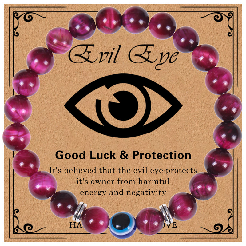 Bracelets Classification Ethnic Style Devil's Eye Natural Stone Beaded Bracelets